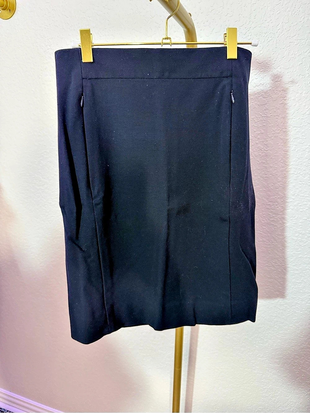 Diane von Furstenberg Black Pencil Skirt Size 8 (B8)